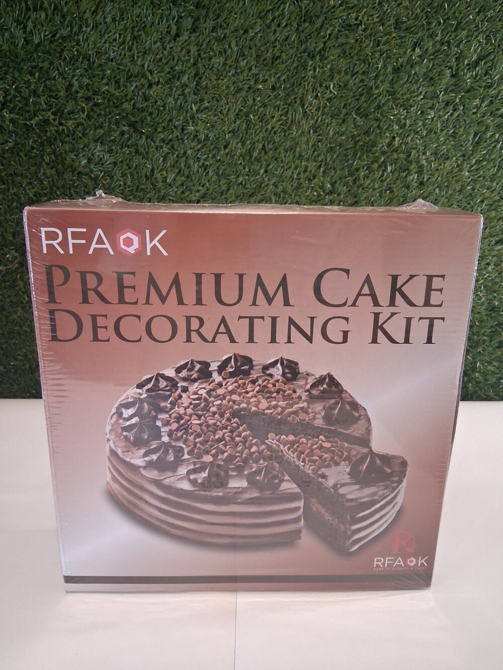 RFAQK 65 Pcs Premium Cake Decorating Kit Baking Supplies Turntable Leveler Set
